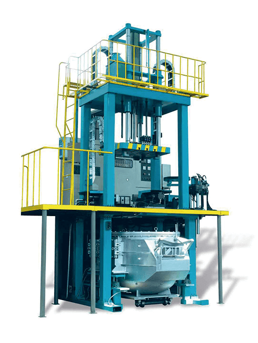 Low pressure casting machine